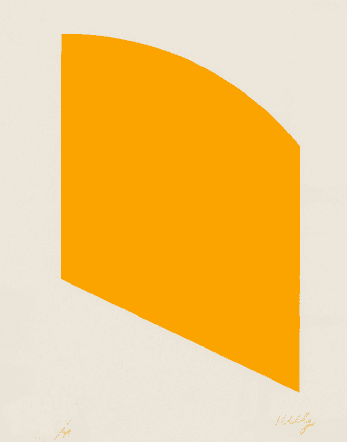 Ellsworth Kelly, ‘Orange III’, 2004, Print, Lithograph on Rives BFK, Gemini G.E.L., Numbered