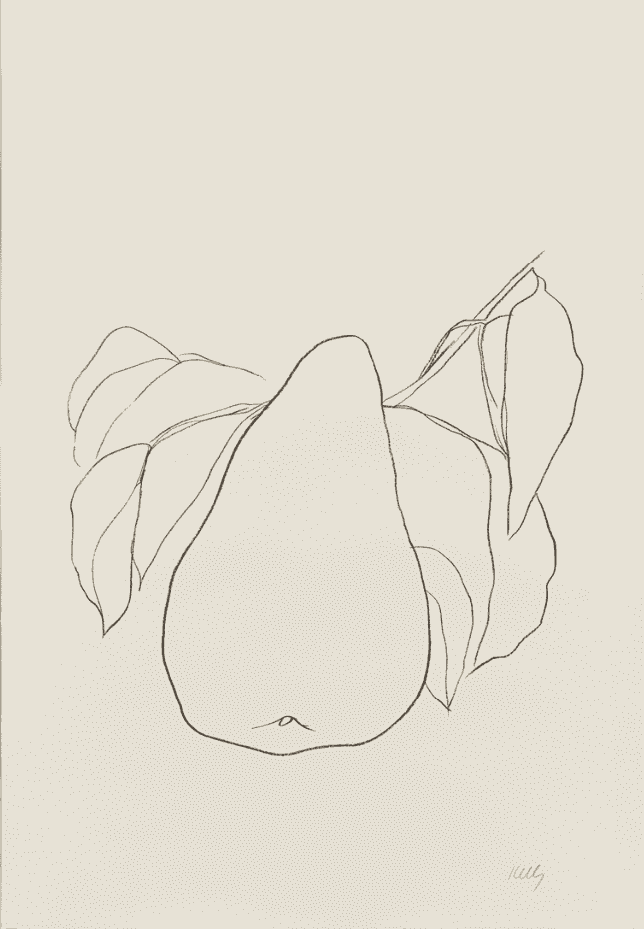 Ellsworth Kelly, ‘Pear III’, 1966, Print, Lithograph, Maeght Editeur, Numbered
