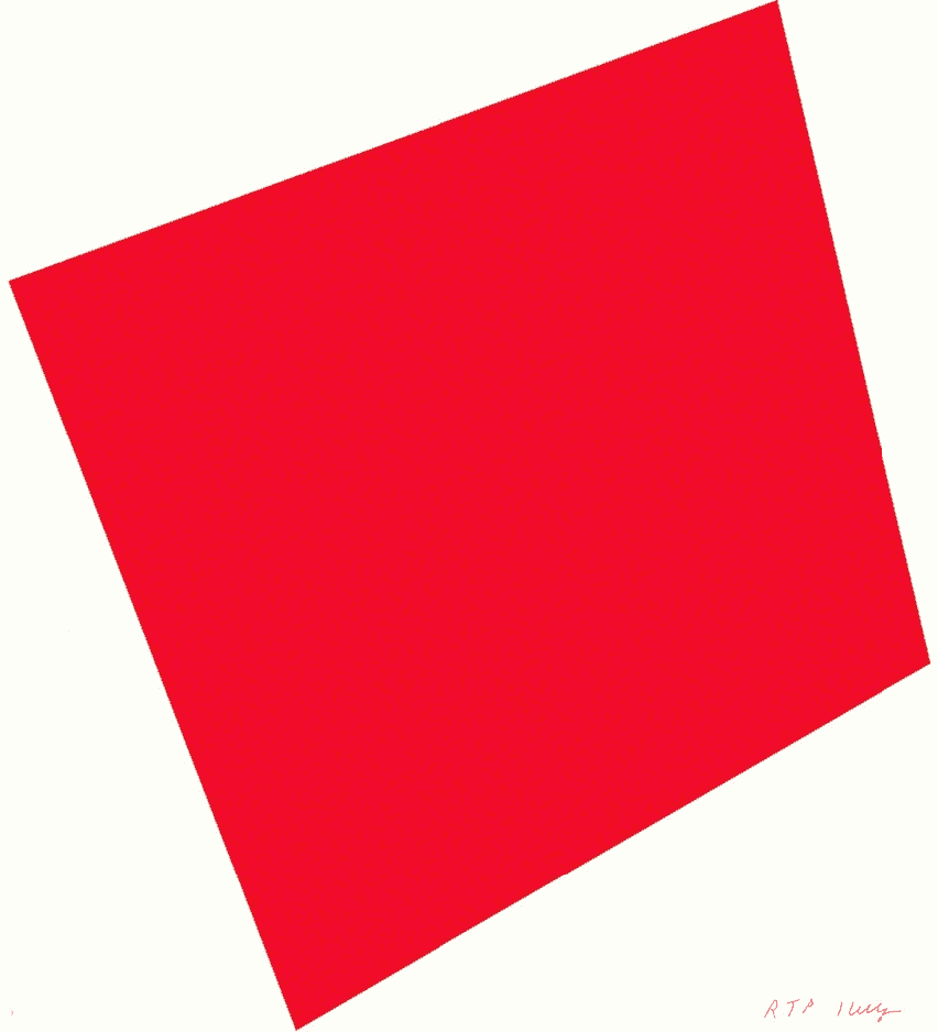 Ellsworth Kelly, ‘Red I’, 2005, Print, Lithograph on Rives BFK paper, null, Numbered