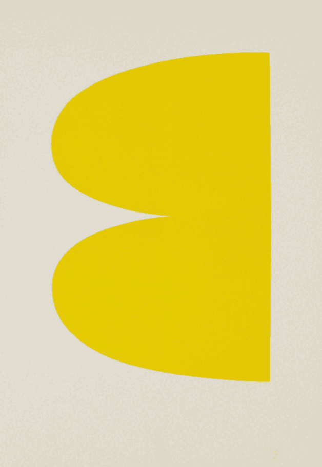 Ellsworth Kelly, ‘Yellow (Jaune)’, 1965, Print, Lithograph in yellow, on Rives BFK paper, with full margins, Maeght Éditeur, Numbered