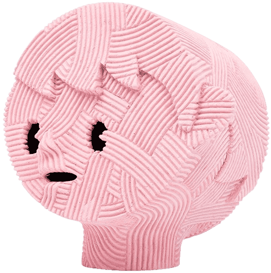 En Iwamura, ‘Maru Face (Soft Pink)’, 2020, Sculpture, Bronze, Case Studyo, Numbered