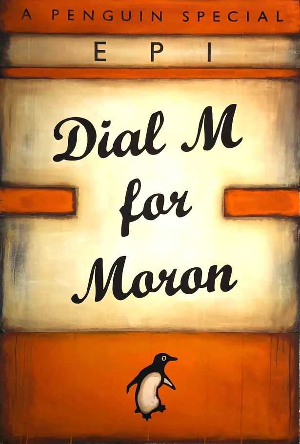 Epi, ‘Dial M (Orange)’, 2022, Print, Screenprint on hand-torn German etching paper, Self-released, Numbered