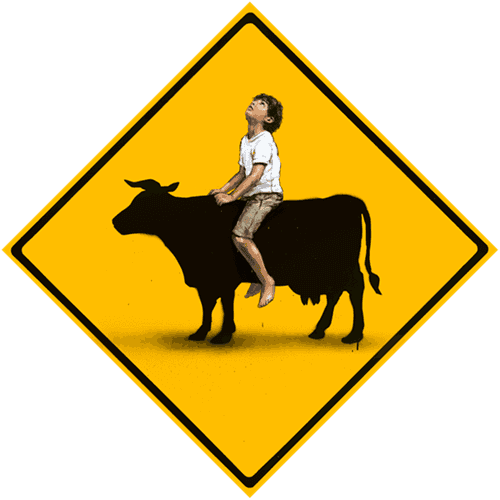Ernest Zacharevic, ‘It's A Sign’, 09-07-2021, Print, Archival Pigment Print on 350gsm, 100% Cotton, Hahnemühle Museum Etching Paper, Cult Print, Numbered