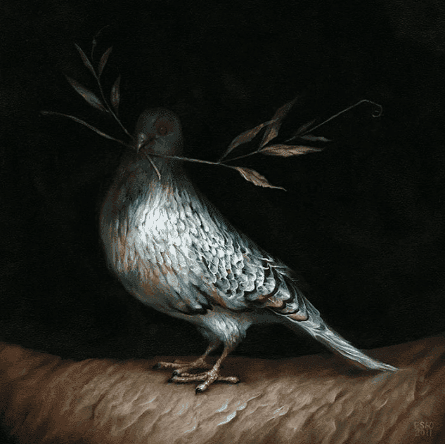 Esao Andrews, ‘Hope Pigeon’, 2012, Print, Giclee Print, null, Numbered, Dated