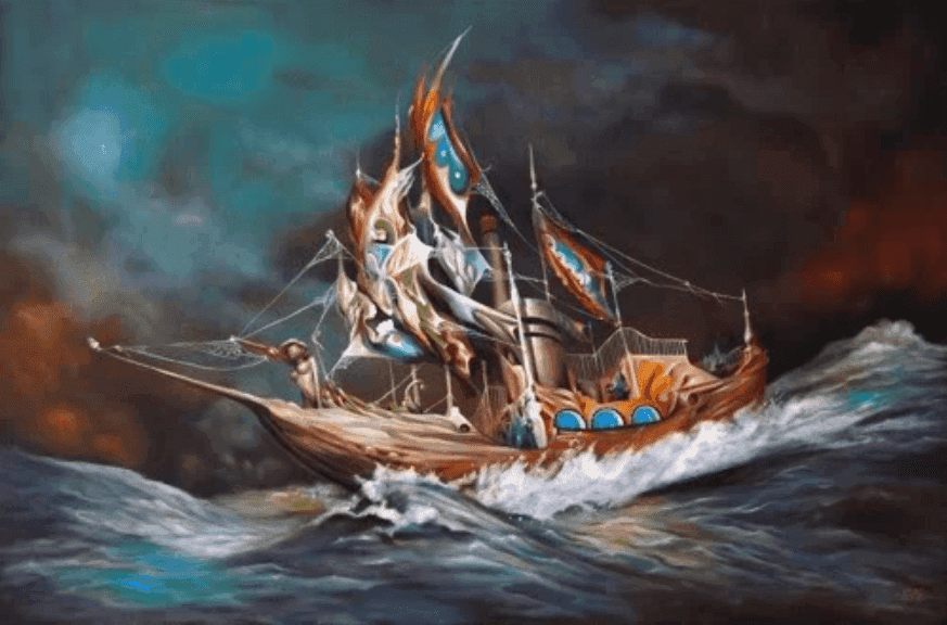 Esao Andrews, ‘Quilted Sails’, 2010, Print, Giclee Print, null, Numbered