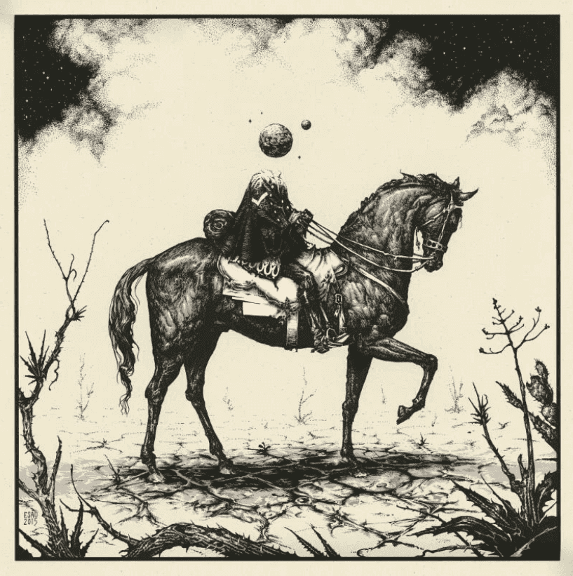 Esao Andrews, ‘World Traveler’, 2015, Print, Screen Print Speckled Off-White 100lb Stock, null, Dated