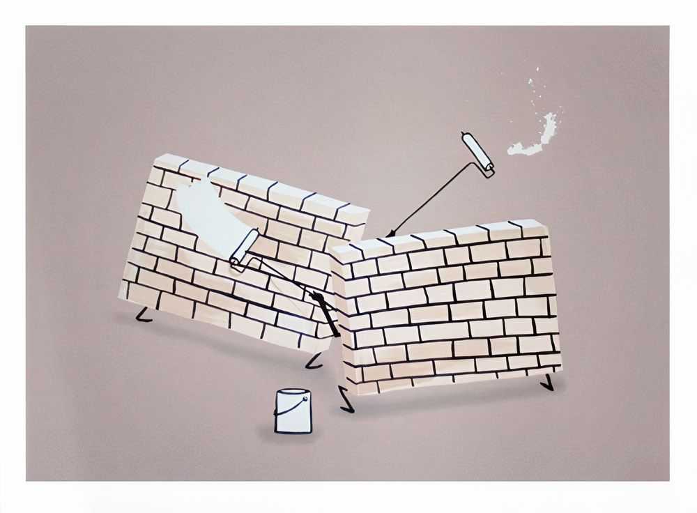 Escif, ‘Another Wall’, 20-04-2010, Print, Six colour silk screenprint on 330gsm archival paper, Pictures On Walls, Numbered