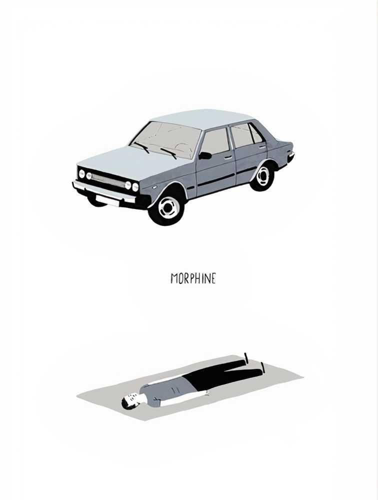 Escif, ‘Morphine’, 07-07-2011, Print, 4 colour Silkscreen on 100# White Cover Stock, Upper Playground, Numbered