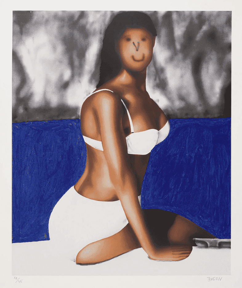 Evgen Čopi Gorišek, ‘By The Sea’, 2022, Print, Airbrushed acrylic, 9-color silkscreen on uber thick 640 gsm Fabriano Artistico Paper, Exhibition A, Numbered, Handfinished