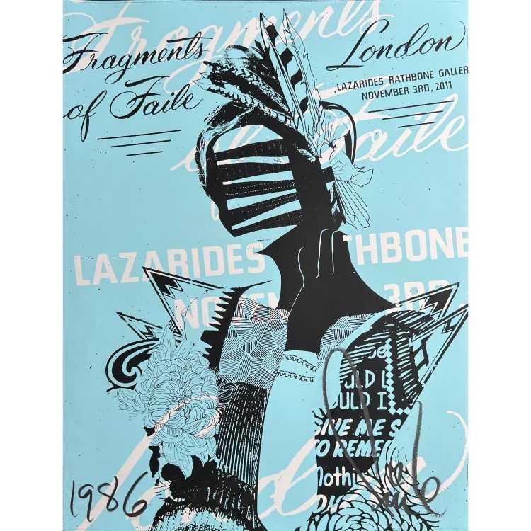 Faile, ‘Fragments of Faile London Part 1 (Lazarides)’, 2011, Print, 2 colour screen print, null, Numbered