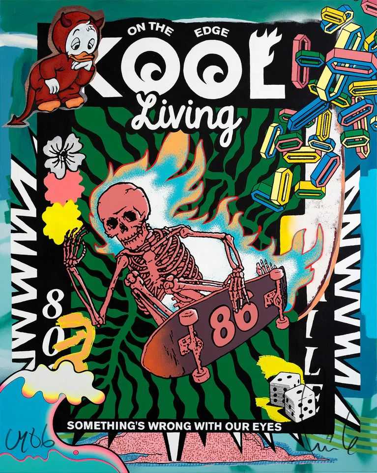 Faile, ‘Kool Living’, 19-11-2020, Print, Archival Ink on Entrada 290gsm Cotton Rag, Faile Shop, Numbered
