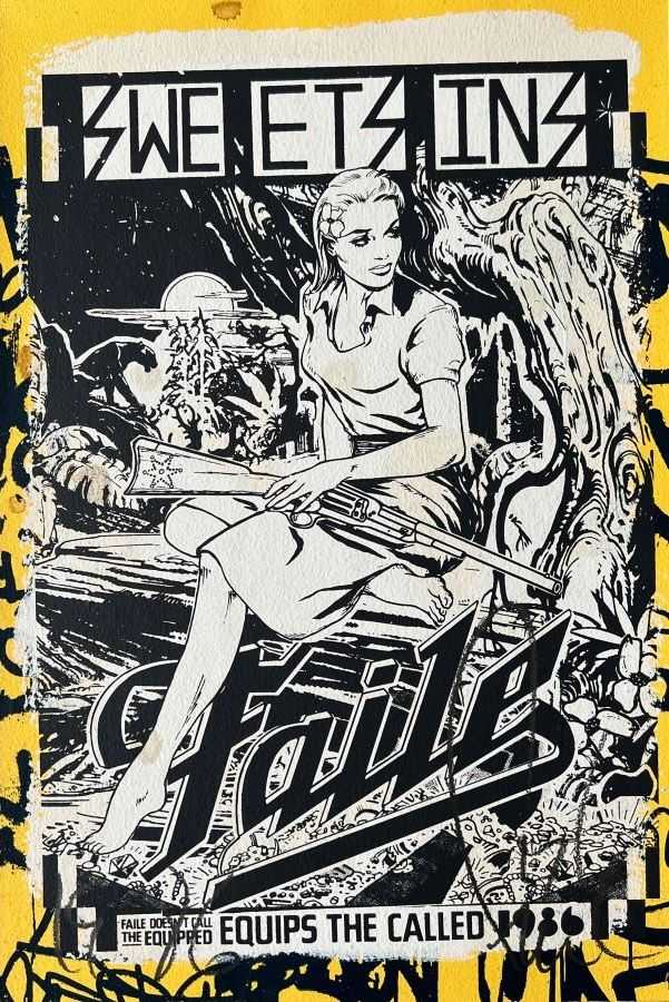 Faile, ‘Sweet Sins (Yellow)’, 2013, Print, Silkscreen Ink on Lenox 100 Paper, null, Numbered