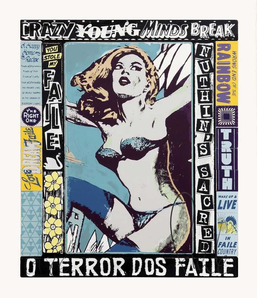 Faile, ‘The Right One, Happens Everyday’, 18-11-2014, Print, 20 Color Silkscreen on 310gsm Coventry Rage, Faile Shop, Numbered