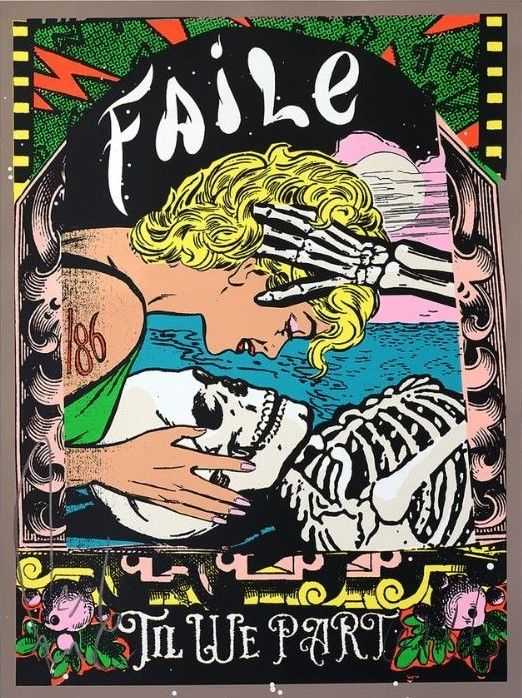 Faile, ‘Till We Part’, 2024, Print, Acrylic and Silkscreen Ink on Lenox 100 Archival Paper, null, 