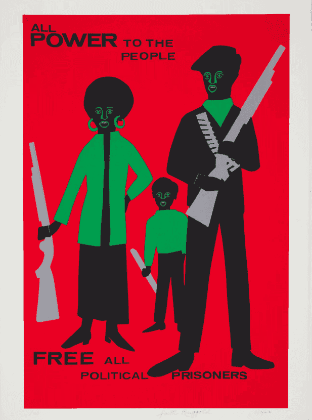 Faith Ringgold, ‘All Power to the People’, 2023, Print, Serigraph, null, Numbered, Dated