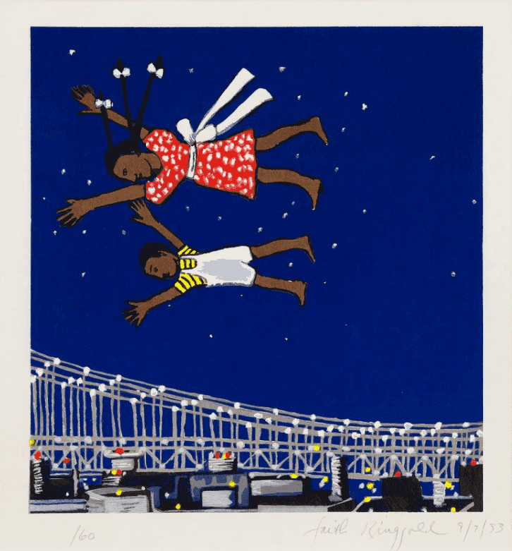 Faith Ringgold, ‘Tar Beach’, 1993, Print, colour woodcut, null, Numbered