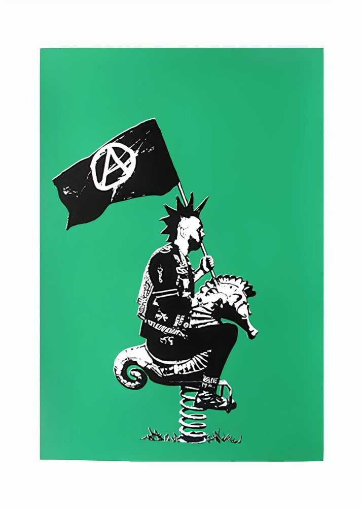Fake, ‘Spring Rider (Green)’, 04-03-2013, Print, Screenprint on paper, Self Released, Numbered