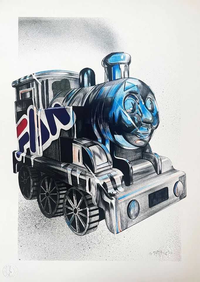 Fanakapan, ‘Chrome Thomas’, 2025, Print, Giclee print on 330gsm Somerset paper, Graffiti Prints, Numbered