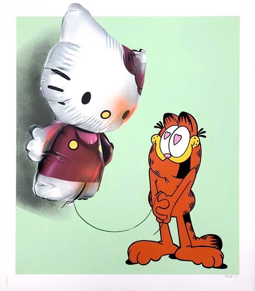 Fanakapan, ‘Hellooo Kitty (Mint)’, 27-02-2020, Print, 26 Colour Screenprint On 300gsm somerset satin Paper, Graffiti Prints, Numbered