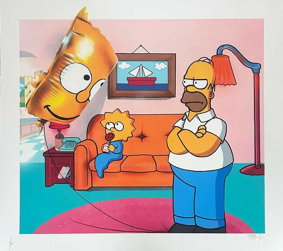 Fanakapan, ‘I Can See All Of Springfield From Here’, 2024, Print, 24 colour screen print on 330gsm Somerset paper, null, Numbered