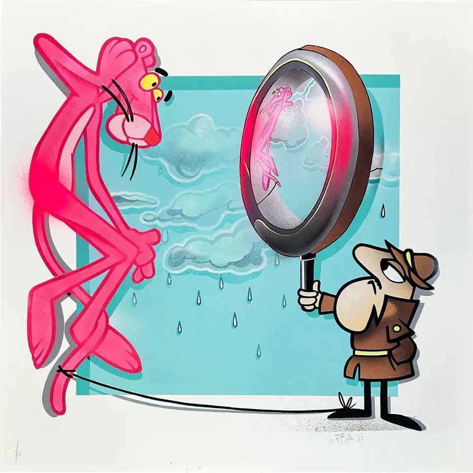Fanakapan, ‘Magnifying Mystery (Hand-finished)’, 2023, Print, Giclee print on 300 gsm satin paper, hand-finished in spray paint, Graffiti Prints, Numbered, Handfinished