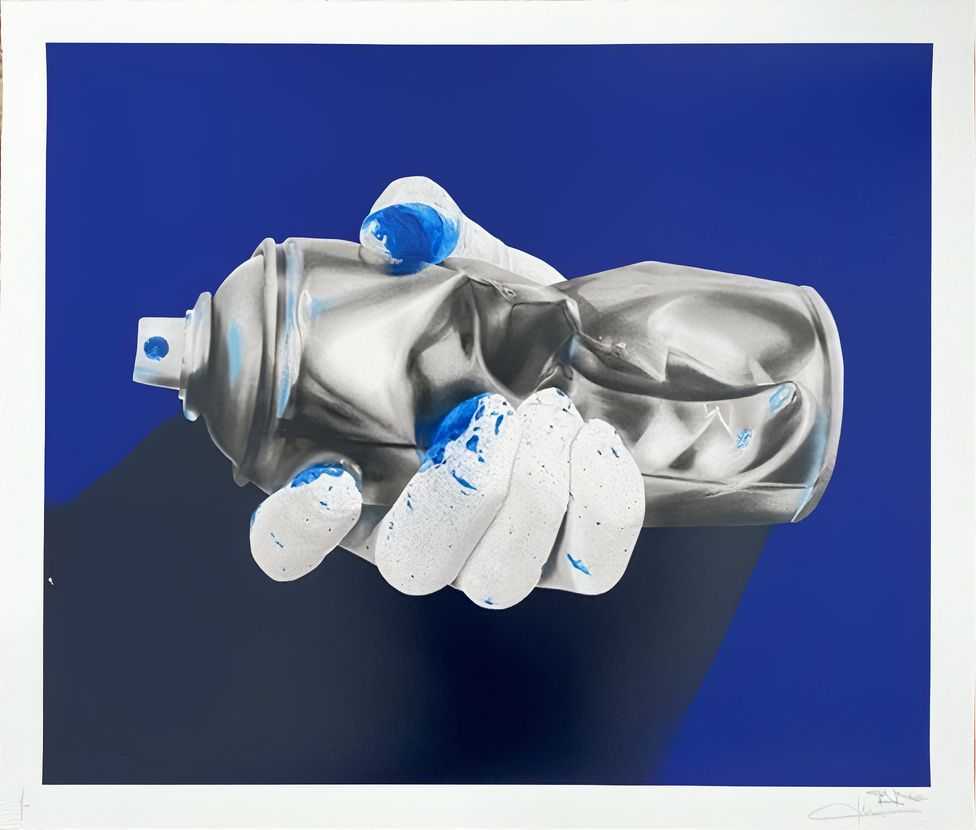 Fanakapan, ‘Weapon Of Choice (Blue)’, 13-05-2021, Print, 22 colour screenprint on 330gsm somerset satin paper, Graffiti Prints, Numbered
