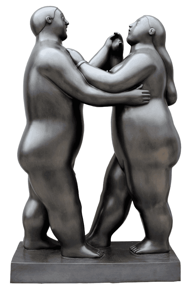 Fernando Botero, ‘Bailarines Desnudos’, 2012, Sculpture, Bronze, null, Numbered