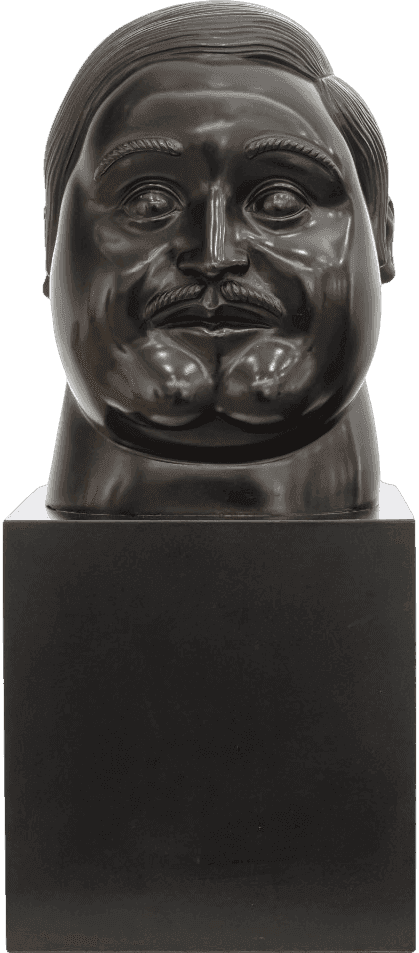 Fernando Botero, ‘Head of Man’, 1987, Sculpture, Bronze, null, 
