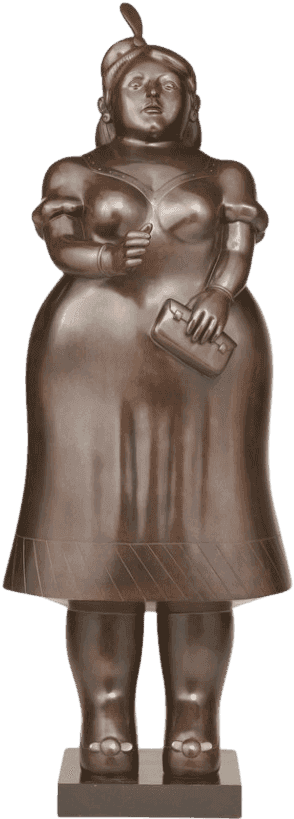 Fernando Botero, ‘Lady with Purse’, 2003, Sculpture, Bronze, null, 