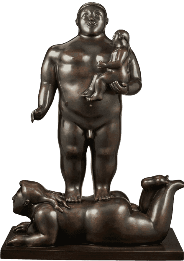 Fernando Botero, ‘Man, Woman and Child’, 1996, Sculpture, Cast bronze, null, 