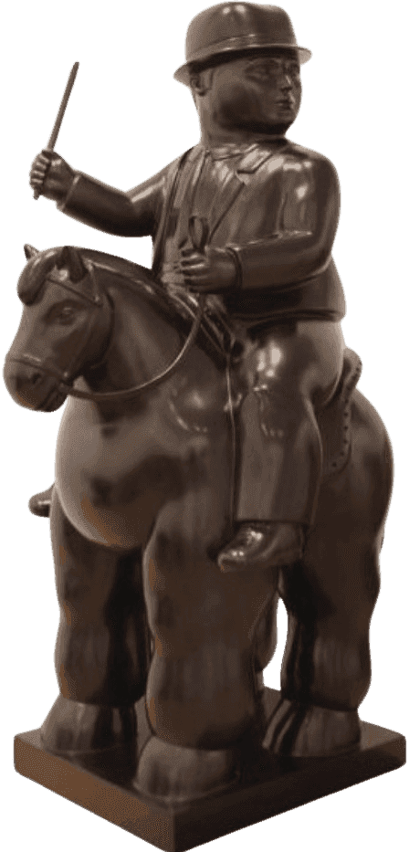 Fernando Botero, ‘Uomo a Cavallo’, 2005, Sculpture, Bronze, null, Numbered
