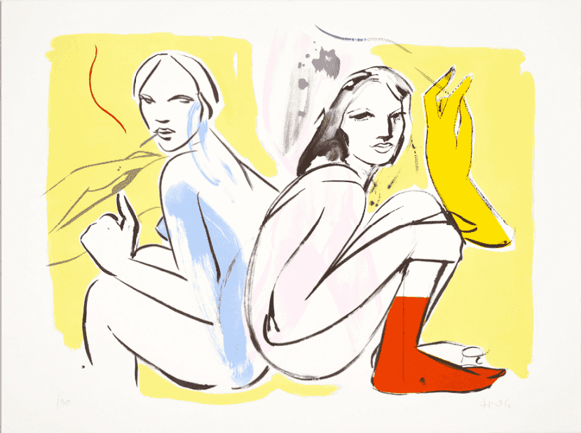 France Lise McGurn, ‘Papillon’, 2023, Print, Screenprint on Somerset Satin 300gsm paper, null, Numbered