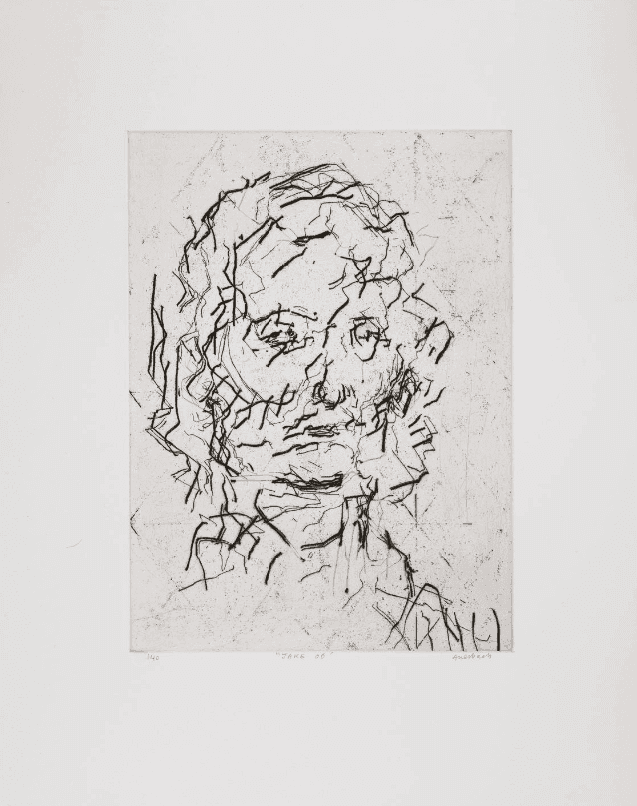 Frank Auerbach, ‘Jake’, 2006, Print, Etching and aquatint with engraving, null, Numbered, Dated
