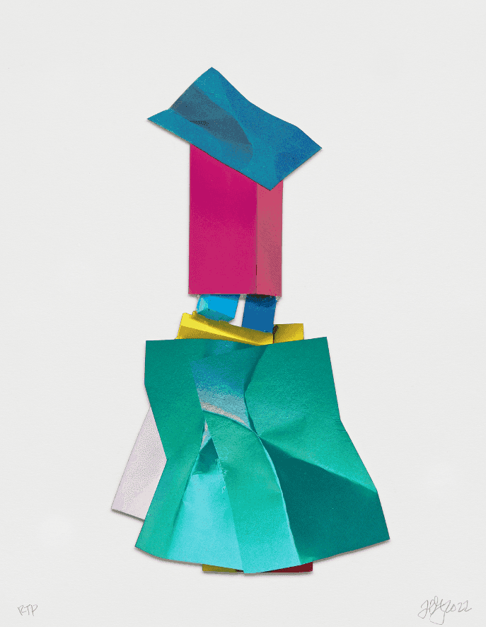 Frank Gehry, ‘Duke’, 2022, Print, Multi-color screenprint/collage mounted to museum board, Gemini G.E.L. LLC, 