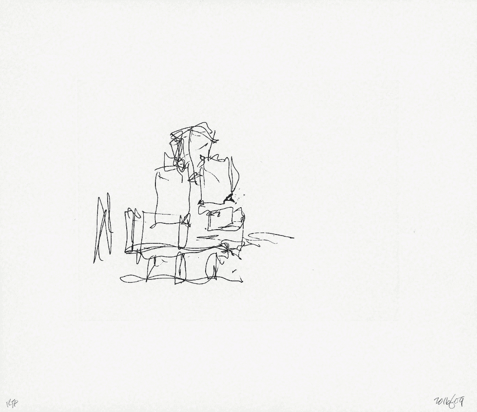 Frank Gehry, ‘House Study Detail C’, 2016, Print, 1-color etching, Gemini G.E.L. LLC, 