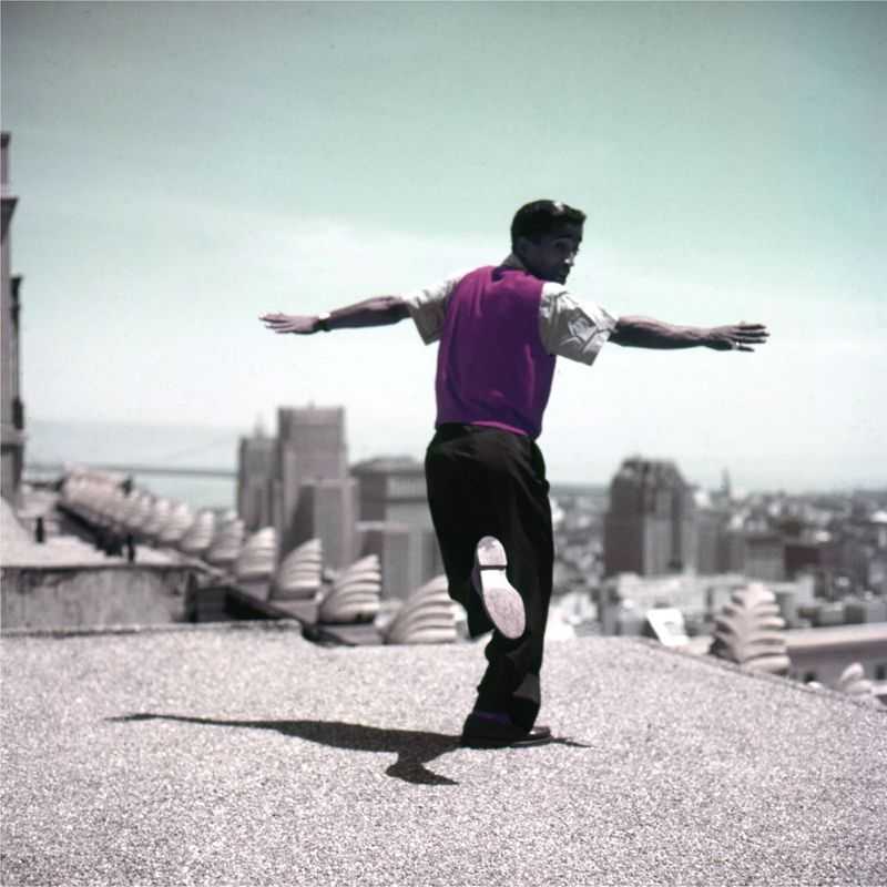 Frank Worth, ‘Sammy Davis Jr with City Skyline (Colour)’, 1959, Photography, Fine art print, null, 