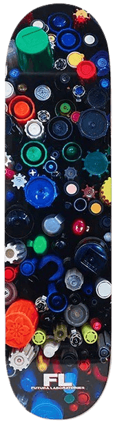 Futura, ‘FL Markers Skateboard’, 29-06-2022, Collectible, Manufactured from premium select Canadian Hardrock Maple veneers by and for skateboarders, Self-released, 