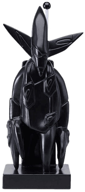 Futura, ‘Neighborhood Pointman Incense Chamber (Black)’, 25-11-2021, Sculpture, Mottled black porcelain, Neighborhood, Numbered
