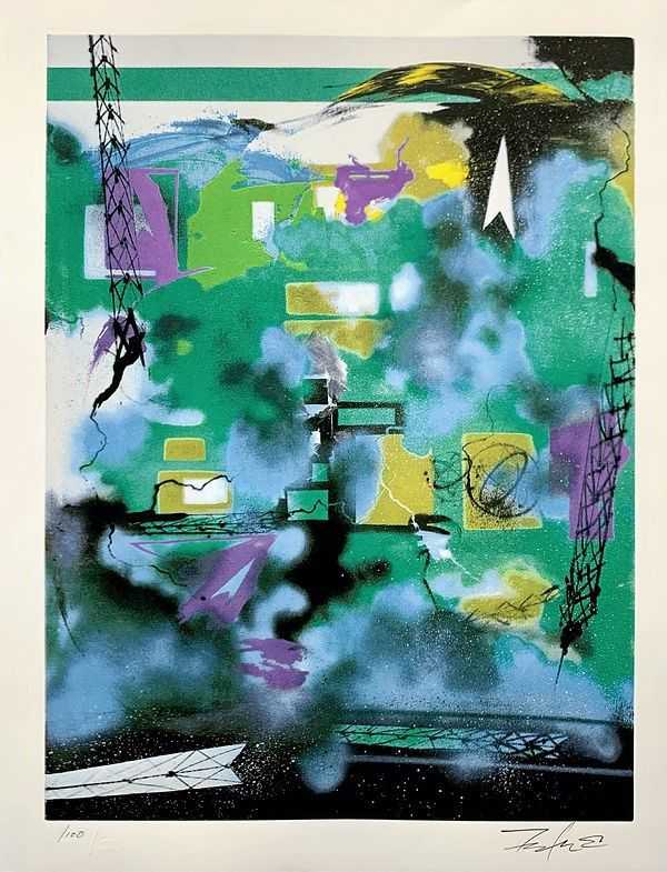 Futura, ‘Project Jupiter’, 2023, Print, Silkscreen on 320 gram Coventry Rag paper, null, Numbered