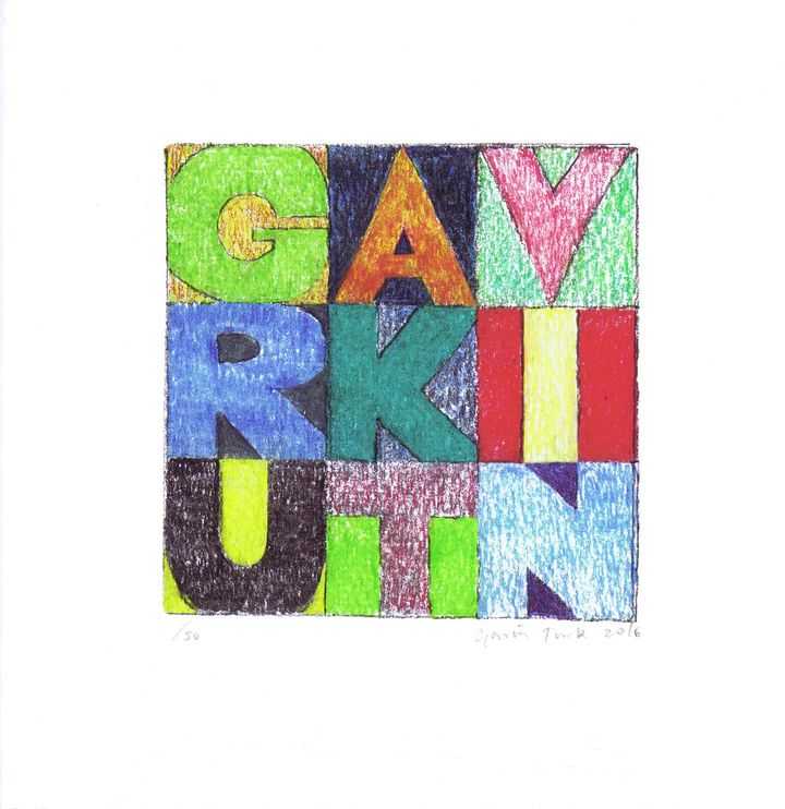 Gavin Turk, ‘RKI’, 2016, Print, Archival Inkjet on Somerset Satin Enhanced 330gsm Paper, Art On A Postcard, Numbered