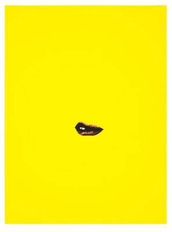 Gavin Turk, ‘Sneer (Yellow)’, 18-10-2013, Print, Silkscreen, Paul Stolper Gallery, Numbered