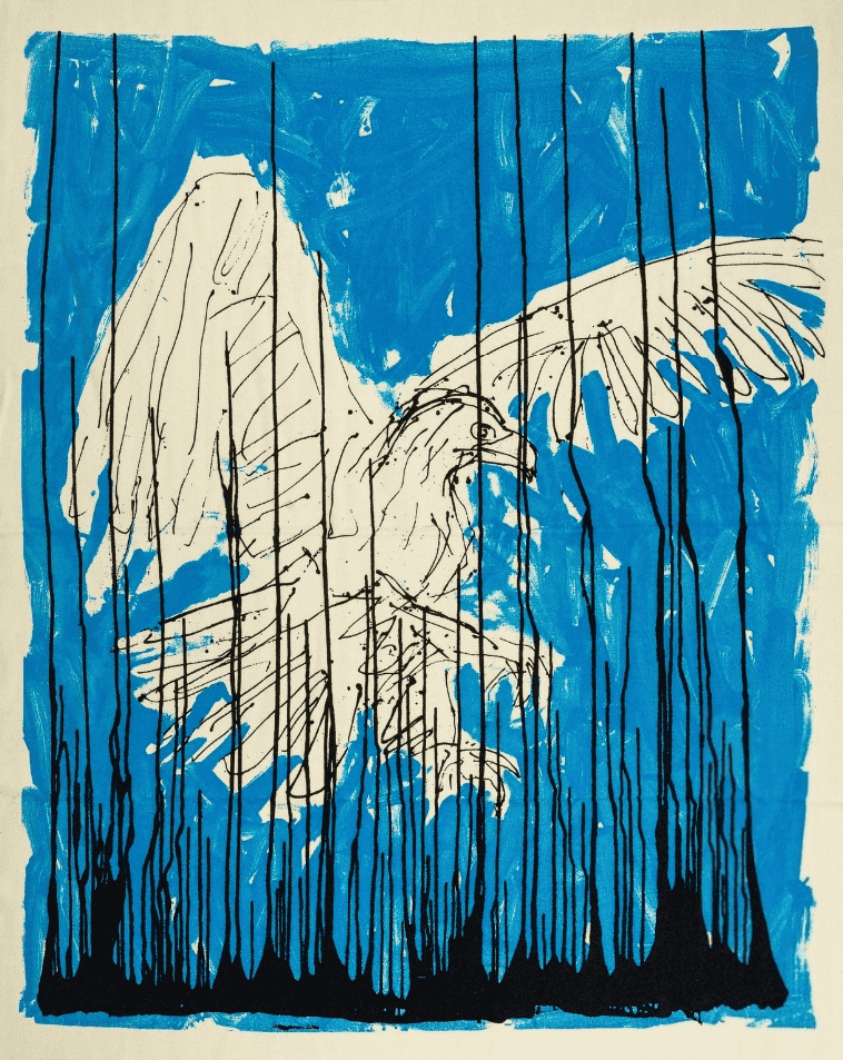 Georg Baselitz, ‘Alte Elisabeth’, 2015, Print, Screenprint on wool blanket, null, 