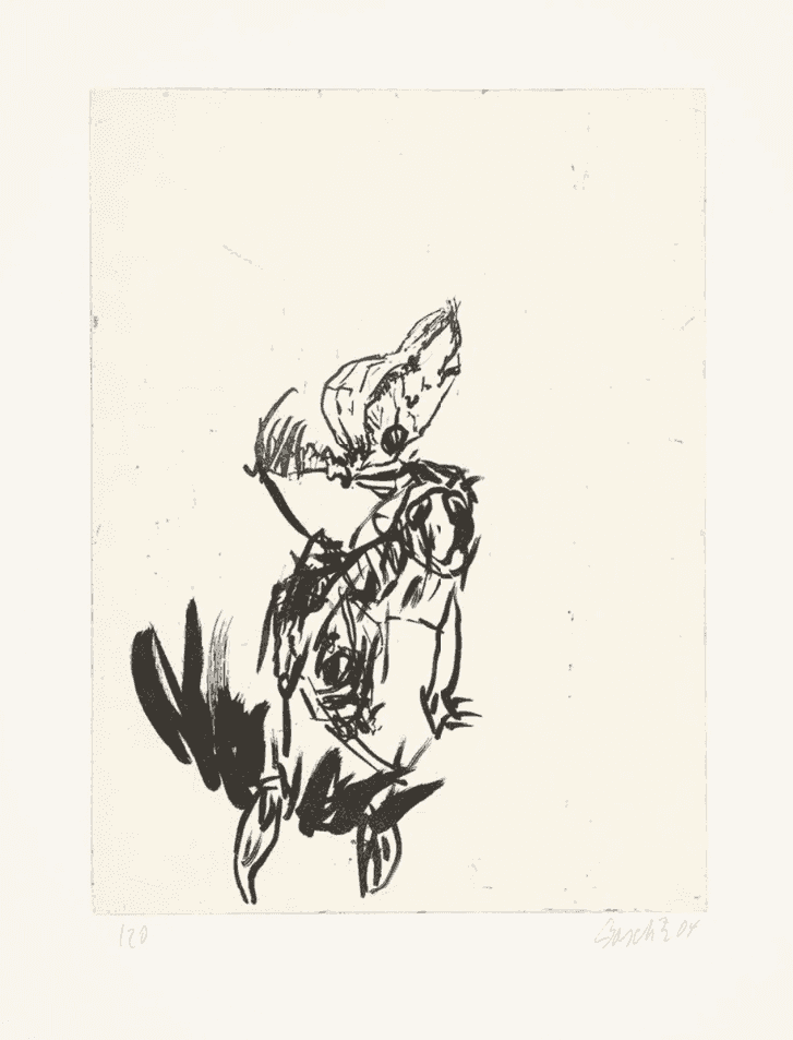 Georg Baselitz, ‘Aus der Anatomie’, 2004, Print, Etching, null, Numbered