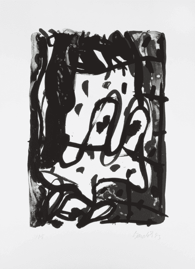 Georg Baselitz, ‘Base’, 1993, Print, Lithograph on paper, null, 