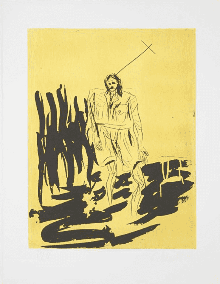 Georg Baselitz, ‘Der Hirte’, 2006, Print, Etching, null, Numbered, Dated