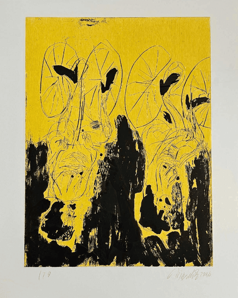 Georg Baselitz, ‘Die Mädchen von Olmo (Remix)’, 2006, Print, Drypoint, line etching and aquatint, null, Numbered, Dated