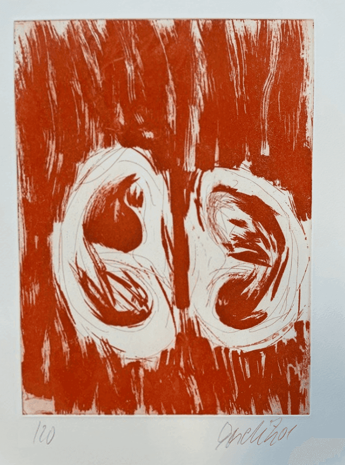 Georg Baselitz, ‘Ears’, 2001, Print, Line etching / aquatint, null, Numbered, Dated