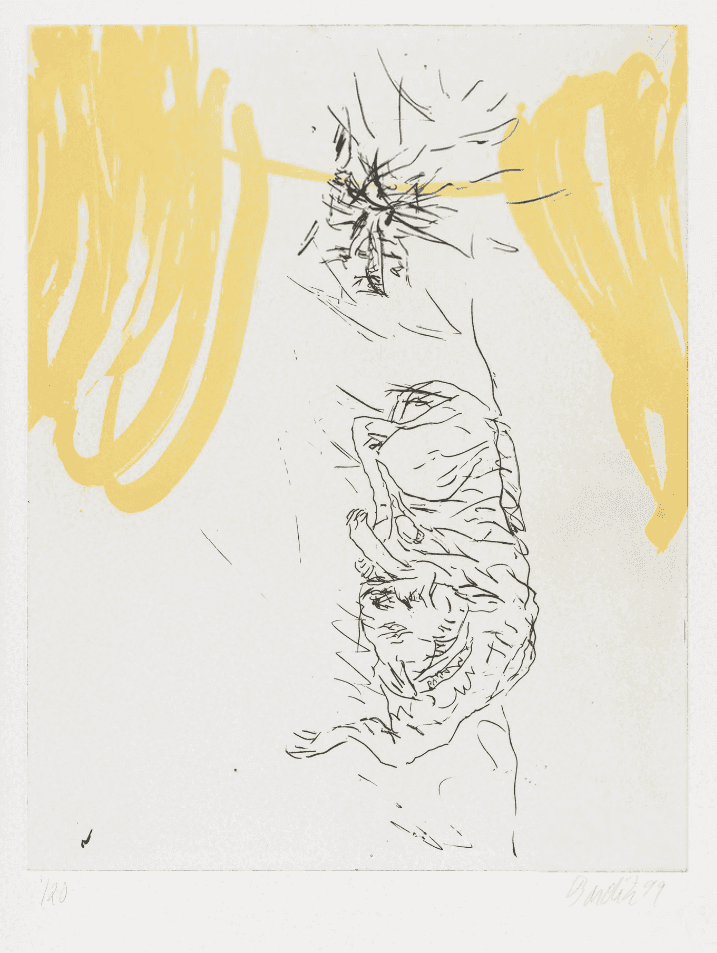 Georg Baselitz, ‘Ecco’, 1999, Print, Line etching, dry point and aquatint on Somerset (300 gsm) paper, null, 