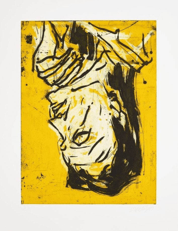 Georg Baselitz, ‘Elke VII’, 2017, Print, Line engraving and aquatint on Somerset White Satin 300 gsm paper, Cristea Roberts Gallery, Numbered, Dated