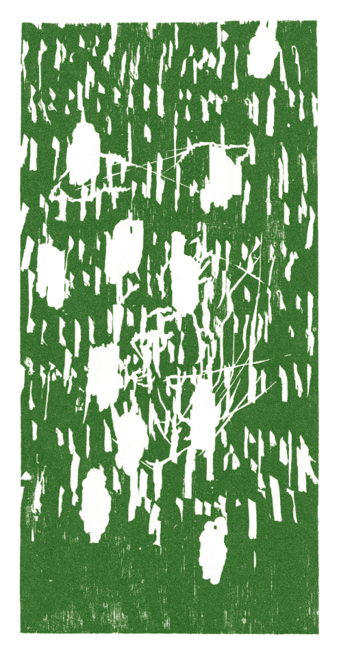 Georg Baselitz, ‘Grün III’, 1990, Print, Woodcut, null, Numbered, Dated